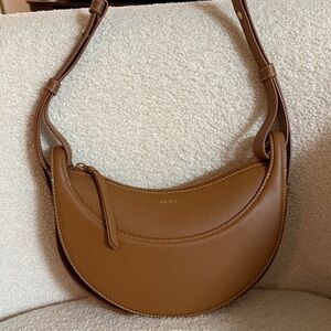 Number Ten Bag - Monochrome Camel Textured leather